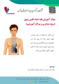 تصویر مولاژ آموزش احیا قلبی ریوی Teaching aids molage