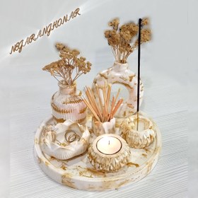 تصویر ست دکوری رومیزی کاربردی 