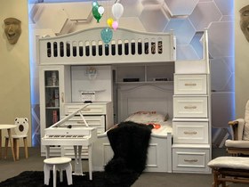 تصویر تخت دوطبقه لیدی 