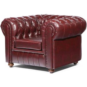 تصویر مبل چستر پشت اداری انرژی تک نفره مدل B871 