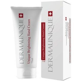 تصویر کرم روشن کننده پوست دست و بدن درمایونیک Dermauniqe, Unique Brightening Hand Cream