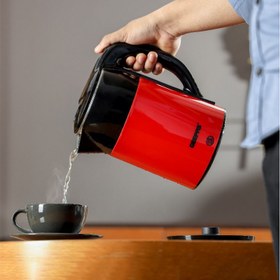 تصویر کتری برقی 1.8 لیتری جیپاس مدل GK6138 1500W 1.8L Double Layer Electric Kettle