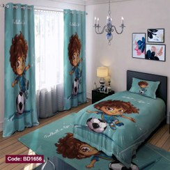 تصویر سرویس روتختی چاپی جذاب ( کودکان ،نوجوانان) بدون پرده و فرشینه - ۹۰×۲۰۰ / rotakhti chapi