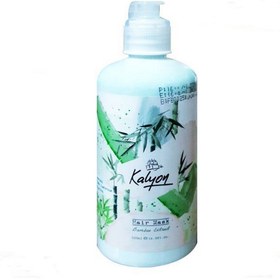 تصویر ماسک مو با آبکشی با عصاره بامبو حجم 500 میل کالیون Hair mask with Kalyon rinse with bamboo extract, volume 500 ml