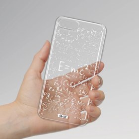 تصویر قاب گوشی تی پی یو شفاف مناسب برای Apple iPhone 8 plus طرح فرمولهای فیزیک 