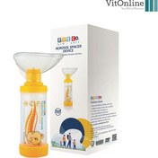 تصویر دمیار اطفال با ماسک مخصوص و دریچه یک طرفه فناور طب اسپادانا 