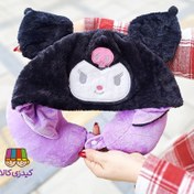 تصویر بالشت گردنی کارتونی کلاه دار عروسکی وارداتی 