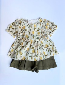 تصویر پیراهن لیمویی121 