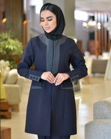 تصویر مانتو شلوار اداری مدل زینا 