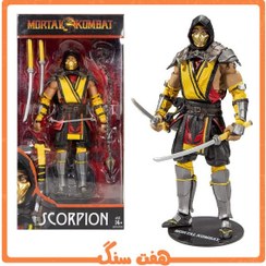 تصویر اکشن فیگور اسکورپیون - مورتال کمبت Mortal Kombat Scorpion action figure 