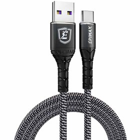 تصویر کابل تایپ سی فست شارژ Epimax EC-08 5A 1.2m ا Epimax EC-08 1.2m 5A USB To Type-C Cable Epimax EC-08 1.2m 5A USB To Type-C Cable