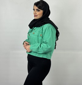 تصویر کت کتان سبز کد176 