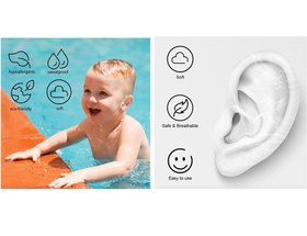 تصویر چسب محافظ گوش ضد آب نوزادی 30 عددی Hercules Bear 