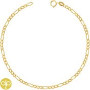 تصویر دستبند طلا فیگارو 68 