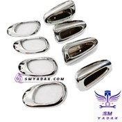 تصویر ست دستگیره درب کروم پژو ۲۰۶ و ۲۰۷ 