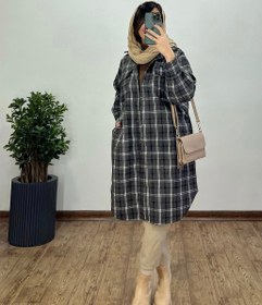 تصویر مانتو پشمی پاییزه 