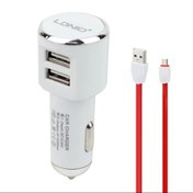 تصویر شارژر فندکی Ldnio DL C29 3.4A 17W همراه کابل میکرو Ldnio DL C29 3.4A 17W Car Charger With Micro Cable