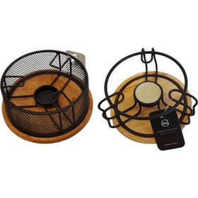 تصویر وارمر گرد ws چوبی 