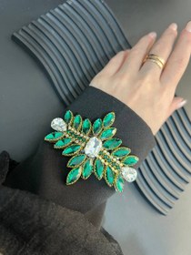 تصویر اپلیکه ژله ای سبز کد 61 