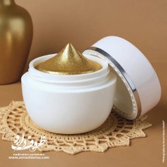 تصویر قوطی کرم لاین دار لوکس ( 15 و 30 گرمی ) - 50 عددی / سفید 