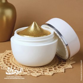 تصویر قوطی کرم لاین دار لوکس ( 15 و 30 گرمی ) - 50 عددی / سفید 