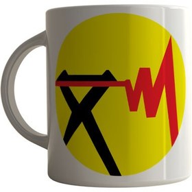 تصویر ماگ چاپلینو با طرح آرم اداره برق – M155 Mug Chaplino with the logo design of the Department of Electricity