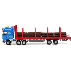 تصویر ماکت فلزی تریلی چوب بر کا دی وی KDW Log Transporter 1/50 