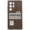 تصویر کاور فشن کیس مدل TPU Coffee محافظ لنز دار مناسب برای گوشی Galaxy S24 Ultra Cover Coffee model TPU Suitable For Galaxy S24 Ultra