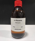 تصویر محلول ان هگزان (نرمال هگزان) آروین شیمی - A.S.D - 1 لیتری N-hexane (Normal Hexane) Arvin Chemicals - A.S.D