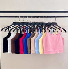 تصویر کراپ تاپ بندی جنس کبریتی فری سایز ۳۶ تا ۴۰ 
