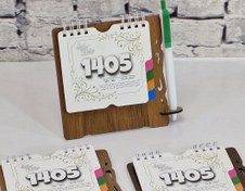 تصویر تقویم رومیزی 1405 کد 101 ( کارتن 65 عددی ) هر عدد 42/500 تومان - یک طرف حک Taghvim romizi