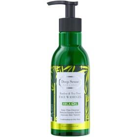 تصویر ژل شستشو صورت دیپ سنس درخت چای و بامبو Deep Sense Gel Face Wash For Oily Skin 250ml