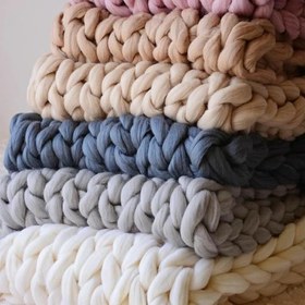 تصویر کاموا مخمل غول پیکر Bulky Velvet 