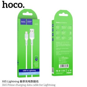 تصویر کابل لایتنینگ هوکو HOCO x65 