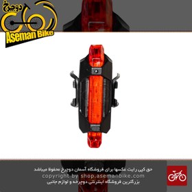 تصویر چراغ عقب دوچرخه شارژی ۹۱۸ 918 rechargeable bicycle rear light