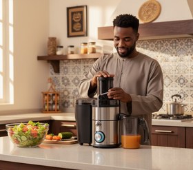 تصویر پکیج آبمیوه‌گیری ۴ کاره ونیز ایتالیا + خردکن و آسیاب 