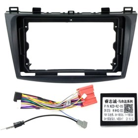 تصویر قاب مانیتور خودرو مزدا 3 جدید سایز 9 اینچ همراه با کن باس NEW MAZDA 3 CAR MONITOR FRAME