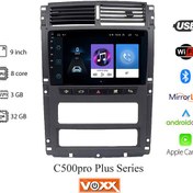 تصویر مانیتور پژو پارس داشبورد جدید برند ووکس مدل +C500 Pro 