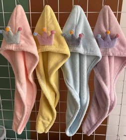 تصویر کلاه حمام طرح تاج 