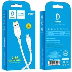 تصویر خرید عمده کابل تبدیل USB به microUSB دنمن مدل D08V 