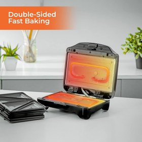 تصویر ساندویچ ساز جیپاس مدل Geepas 750W 2 Slice - ارسال 10 الی ۱۵ روز کاری 