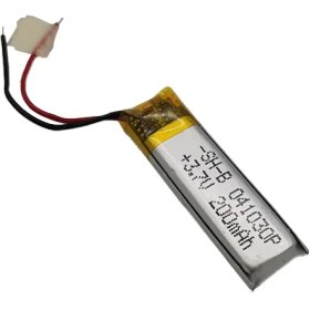تصویر باتری لیتیوم پلیمر 3.7 ولت مدل 041030P ظرفیت 200 میلی آمپر 