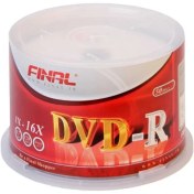 تصویر دی وی دی خام فینال مدل DVD-R بسته 50 عددی 