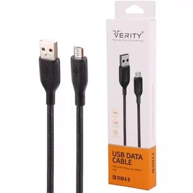 تصویر کابل شارژ میکرو فست شارژ وریتی مدل Verity CB-3148A با گارانتی 