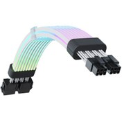 تصویر کابل اسلیو گیم مکس مدل VGA/CPU 2x8PIN مشکی 