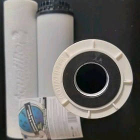 تصویر فیاتر های اولیه دستگاه تصفیه آب خانگی برند اکوا فیلتر , aqua filter 