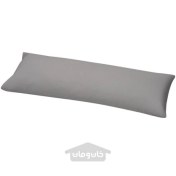 تصویر روبالشی برای بالش بدن ایکیا مدل IKEA NONNEA رنگ خاکستری روشن 