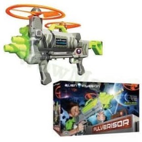 تصویر تفنگ دوکاره دارای تیر فمی باسر چسبونکی 