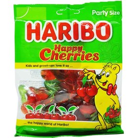 تصویر پاستیل هپی چری ( گیلاس ) 160 گرم ترکیه هاریبو – haribo 