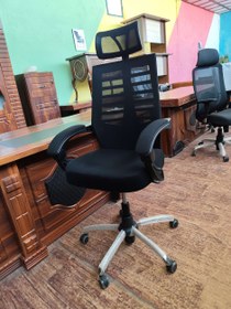 تصویر صندلی گردان پشت توری m11 swivel chair m11